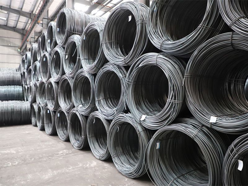 歐洲客戶(hù)考察鼎鼎冷軋帶肋鋼筋CRB550